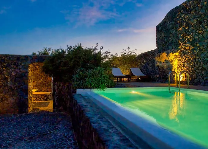 빌라 In Megalochori With Private Pool