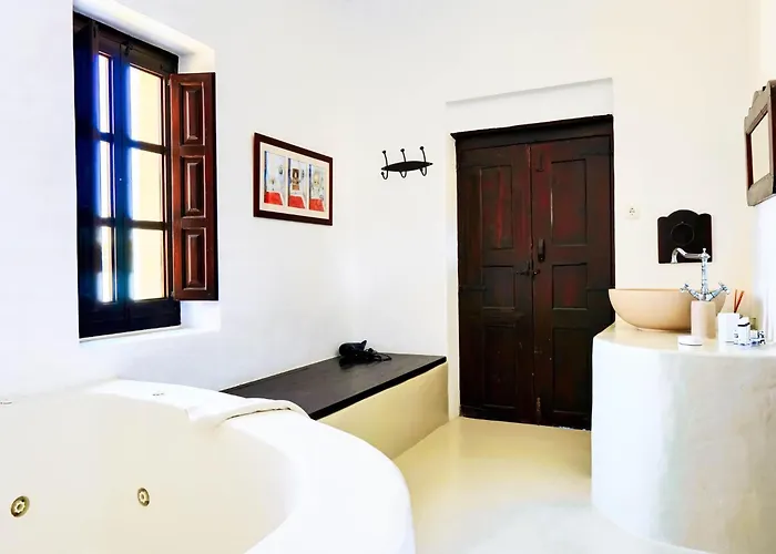 빌라 In Megalochori With Private Pool